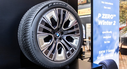 BMW and Pirelli develop innovative winter tire for 7 Series