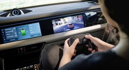 Porsche Macan Electric received games on the displays, digital key, and auto-parking