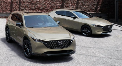 2024 Mazda CX-5, CX-30 und 3 erhalten für den US-Markt eine neue Ausstattungsvariante namens Carbon Turbo mit einer speziellen Farbkombination
