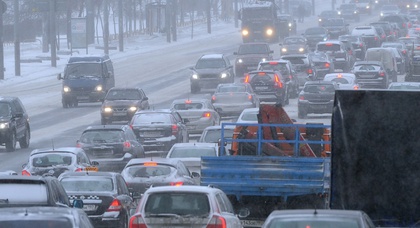 В Москве установлен рекорд по дорожным заторам