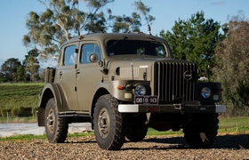 Seltener Volvo-Militär-Lkw aus dem Jahr 1953 steht in Australien zum Verkauf