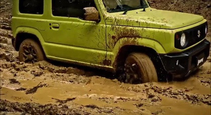 Новый Suzuki Jimny 2019 vs. офф-роуд