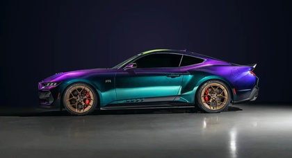 Mystichrome color-shifting paint is back as a $15,995 option on RTR Mustangs