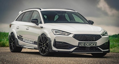 Cupra Leon Sports Tourer Spiced Up From JE Design With Wide Bodykit And 365 HP