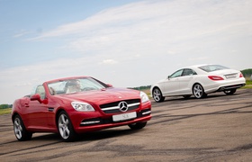 Mercedes представил в Украине новые CLS и SLK