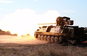Украинские военные собрали из трофейной российской техники уникальную противотанковую артиллерийскую установку