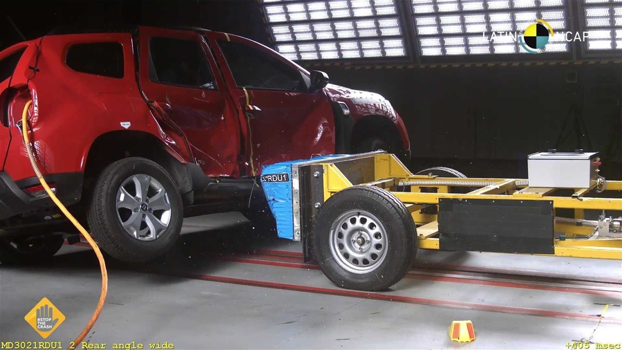 Краш-тест Renault Duster по методике Latin NCAP