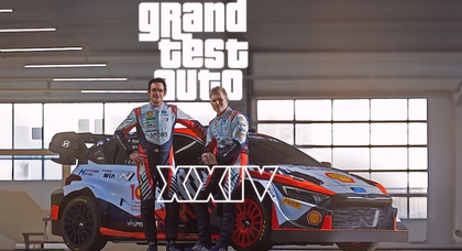 Hyundai Motorsport has filmed its own version of the Grand Theft Auto VI trailer