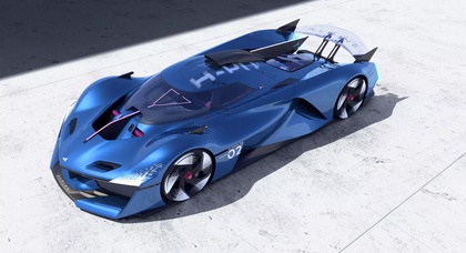 730 pk Alpine Alpenglow Waterstof V6 concept kan leiden tot productie supercar