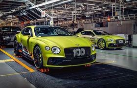 Bentley празднует рекорд купе Continental GT на Пайкс Пик 