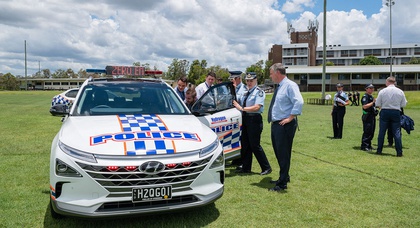 Австралийские полицейские будут ездить на водородном Hyundai
