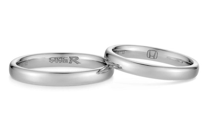 Jewelry Company in Japan Offers Officially Licensed Honda Wedding Rings for VTEC Enthusiast Couples