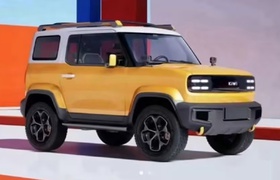 Es könnte ein elektrischer Suzuki Jimny sein, aber es ist ein SUV eines chinesischen Herstellers im Besitz von General Motors
