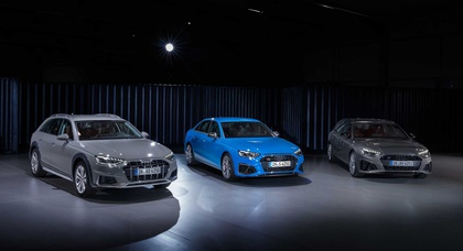 Audi представила обновленное семейство A4 