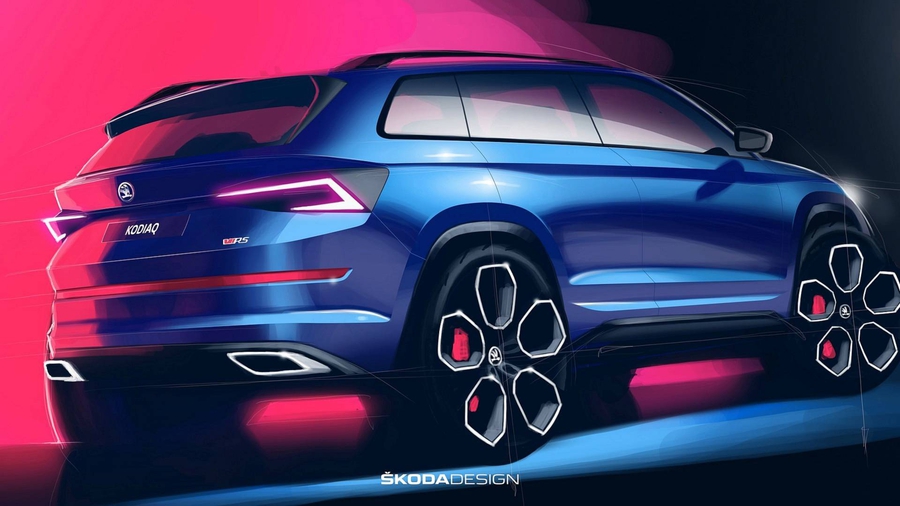Skoda раскрыла интерьер Kodiaq RS