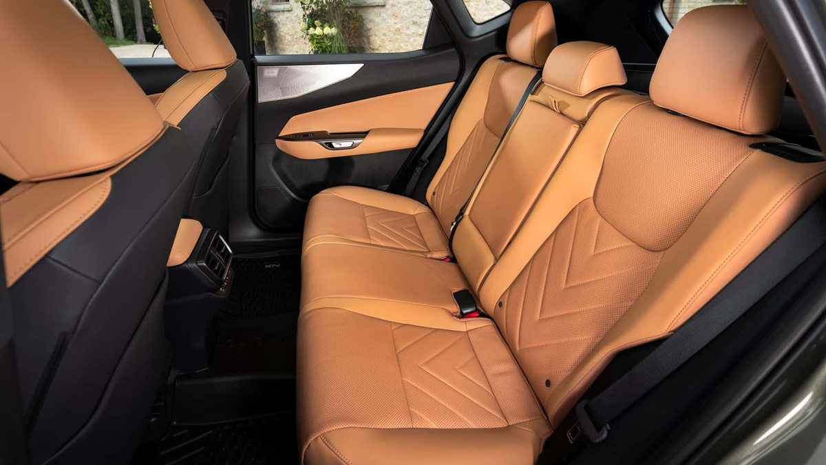 Rear seats interior view