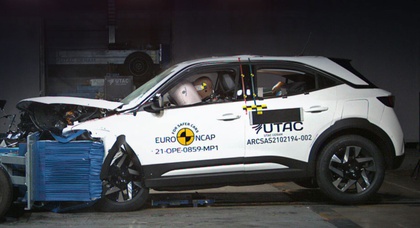 Видео: Кроссовер Opel Mokka 2021 года заработал 4 звезды в краш-тестах Euro NCAP