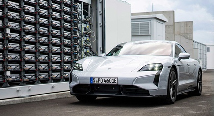 Porsche is using used Taycan batteries to provide stationary energy storage for its plant in Leipzig, Germany