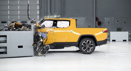 Rivian R1T electric pickup aces IIHS crash tests, gets Top Safety Pick+ rating
