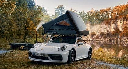 Tente de toit Porsche à 4 980 euro: où le camping rencontre le plaisir de conduire