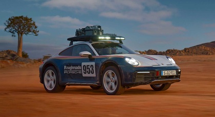 Der neue Porsche 911 Dakar ist im Gelände genauso komfortabel wie auf der Autobahn