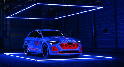 Audi présente un nouveau prototype E-Tron à l'événement E-Cannonball
