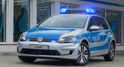 Volkswagen предложил немецким полицейским пересесть на электрический Golf