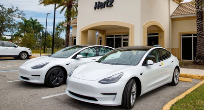 Hertz реінвестує частину коштів від продажу своїх автомобілів Tesla назад в автомобілі внутрішнього згоряння