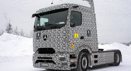 Mercedes-Benz eActros 600 прошел последние зимние испытания перед началом серийного производства
