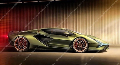 Гибрид Lamborghini: первое изображение и товарное имя 