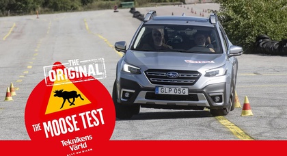 La Subaru Outback passe le test de l'élan avec brio en Suède