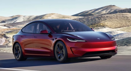 Нова Tesla Model 3 Performance розганяється від 0 до 100 км/год за 3,1 секунди