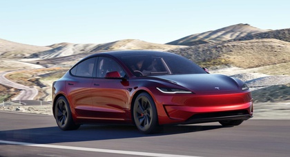 Екран 16 дюймів і потужність до 535 к.с.: Tesla оновила Model 3 у США