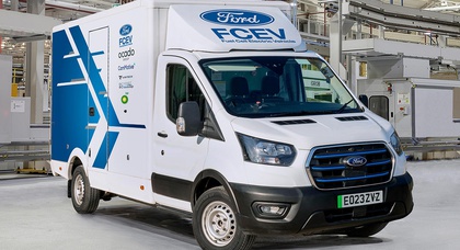 Ford startet dreijährigen Versuch mit Wasserstoff-Brennstoffzellen-E-Transit in Großbritannien, der den Betreibern eine größere Reichweite und längere Betriebszeiten ermöglichen könnte