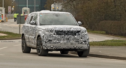 Range Rover 2022 года вывели на дорожные тесты