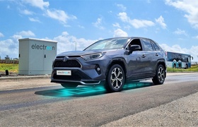 Electric Toyotas will be able to charge wirelessly thanks to Electreon technology