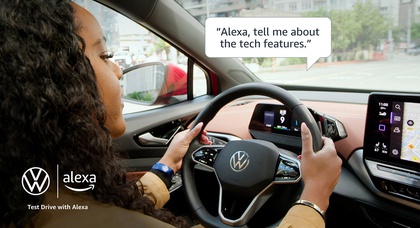 Ask Alexa anything you want about the Volkswagen ID.4 on your test drive
