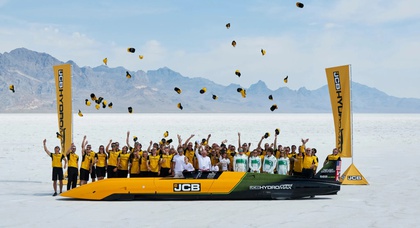 JCB Hydromax встановив рекорд швидкості для водневих автомобілів — 653 км/год