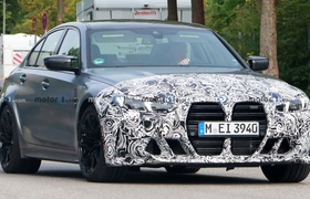 Aufgefrischter BMW M3 zum ersten Mal mit neuen Scheinwerfern und vertrautem Gesicht gesichtet