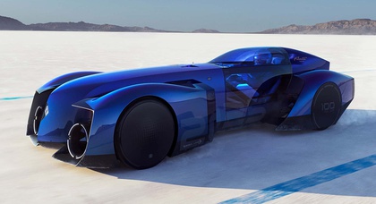 De Renault Filante Record 2025 elektrische auto lijkt meer op de Batmobile, maar het doel is om efficiëntierecords te breken