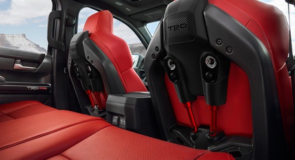 Toyota installed shock absorbers directly into the seats of the 2024 Tacoma