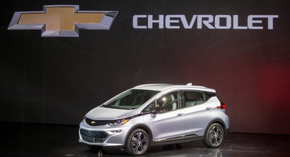 Chevrolet представила электромобиль Bolt с запасом хода 320 км (добавлены характеристики)