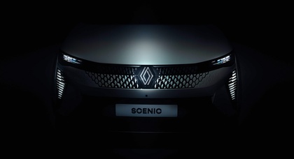 2024 Renault Scenic E-Tech hat teilweise enthüllt das Design vor seinem Debüt am 4. September