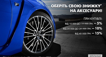 ОБЕРІТЬ СВОЮ ЗНИЖКУ НА АКСЕСУАРИ!