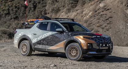 Hyundai created a custom Santa Cruz to fight the Rebelle Rally