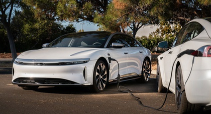 Lucid Air can be turned into a portable power bank to charge any electric vehicle