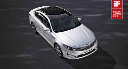 Новые модели Kia Sportage и Kia Optima получили престижную награду iF Design Award 