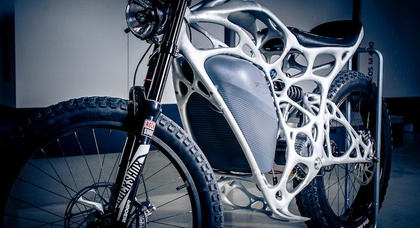 APWorks представила первый в мире мотоцикл, рама которого напечатана на 3D принтере