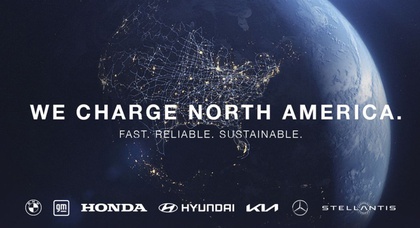 Sept grands constructeurs automobiles s'unissent pour créer un nouveau réseau de recharge de VE en Amérique du Nord