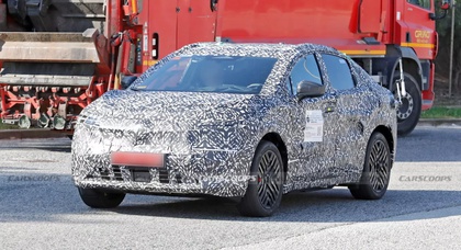 The all-new third generation Nissan Leaf has been spotted in heavy camouflage during testing in Europe